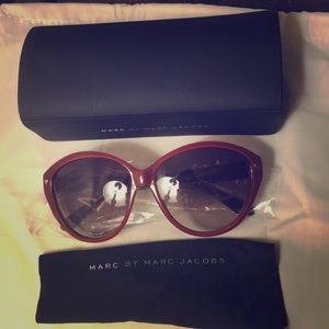 Marc by Marc Jacob sunglasses maroon and beige